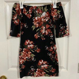 Off Shoulder Mini Dress